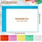 Clear Plastic Envelopes - 6 Pack Poly Plastic Envelope Folders with Closure A4 Letter Size Waterproof Reusable 6 Colors Ideal for School Office Home Documents Photo Puzzles Organization